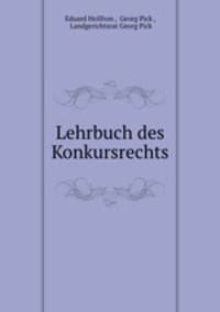 Lehrbuch des Konkursrechts