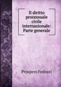 Il diritto processuale civile internazionale: Parte generale