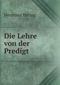 Die Lehre von der Predigt