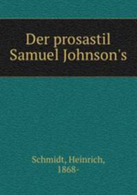 Der prosastil Samuel Johnson