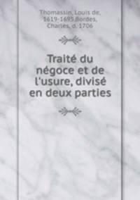 Traite du negoce et de l