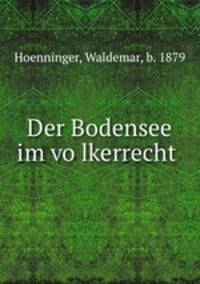 Der Bodensee im vo?lkerrecht