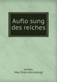 Auflo?sung des reiches