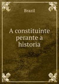 A constituinte perante a historia