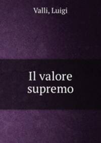 Il valore supremo