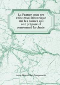 La France sous ses rois: essai historique sur les causes qui ont prepare et consomme la chute .