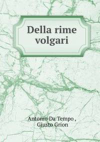 Della rime volgari