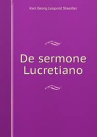 De sermone Lucretiano