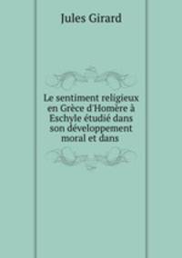 Le sentiment religieux en Grece d