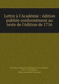 Lettre a l