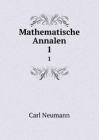 Mathematische Annalen. 1