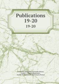 Publications. 19-20