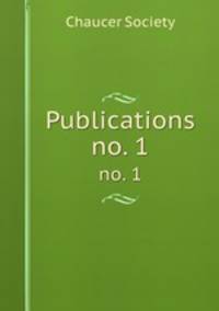 Publications. no. 1