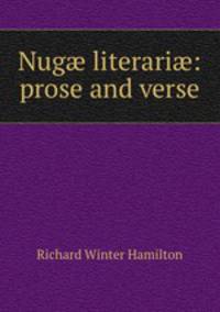 Nug? literari?: prose and verse