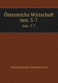 sterreichs Wirtschaft. nos. 5-7