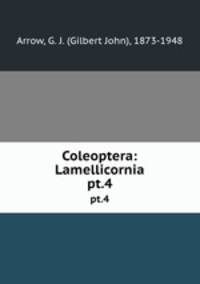 Coleoptera: Lamellicornia. pt.4