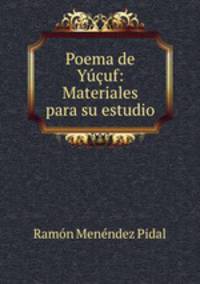 Poema de Yuf: Materiales para su estudio