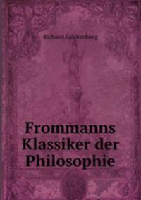 Frommanns Klassiker der Philosophie