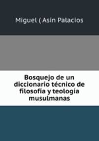 Bosquejo de un diccionario tecnico de filosofia y teologia musulmanas
