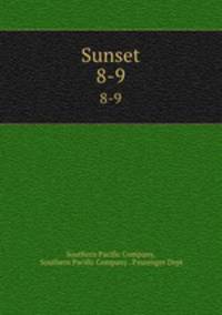 Sunset. 8-9
