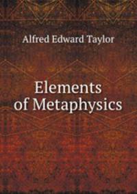 Elements of Metaphysics