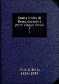 Storia critica di Roma durante i primi cinque secoli. 3