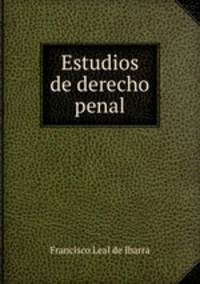 Estudios de derecho penal
