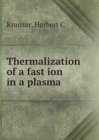 Thermalization of a fast ion in a plasma