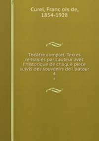 Theatre complet. Textes remanies par l