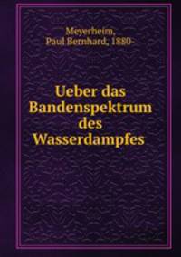 Ueber das Bandenspektrum des Wasserdampfes