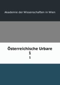 sterreichische Urbare. 1