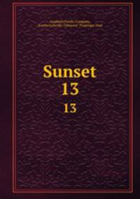 Sunset. 13