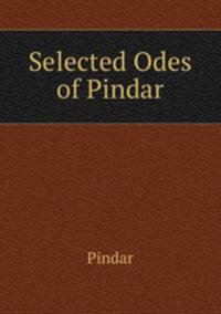Selected Odes of Pindar