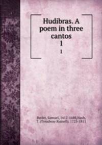 Hudibras. A poem in three cantos. 1