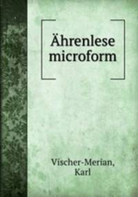Ahrenlese microform