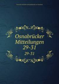 Osnabrcker Mitteilungen. 29-31