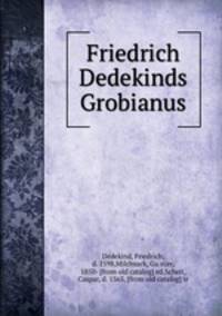 Friedrich Dedekinds Grobianus