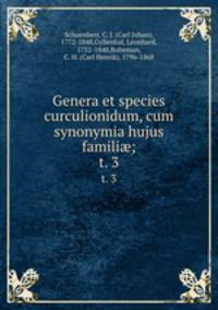 Genera et species curculionidum, cum synonymia hujus famili;. t. 3