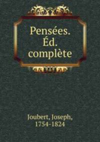 Pensees. Ed. complete
