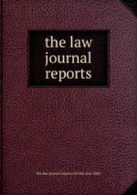 the law journal reports