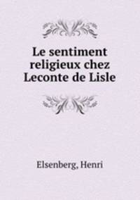 Le sentiment religieux chez Leconte de Lisle