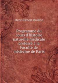 Programme du cours d