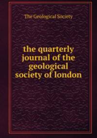 the quarterly journal of the geological society of london