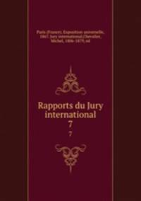 Rapports du Jury international. 7