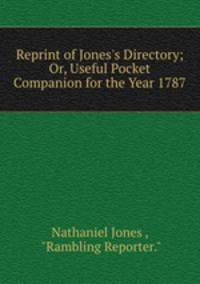 Reprint of Jones