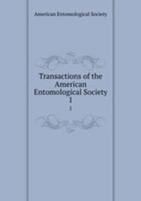Transactions of the American Entomological Society. 1