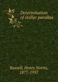 Determination of stellar parallax