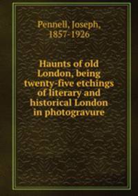 Haunts of old London, being twenty-five etchings of literary and historical London in photogravure