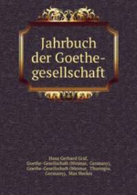 Jahrbuch der Goethe-gesellschaft