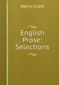English Prose: Selections